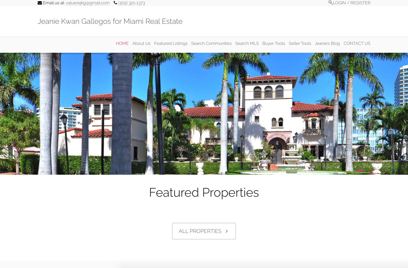 Jeanie Kwan Gallegos for Miami Real Estate